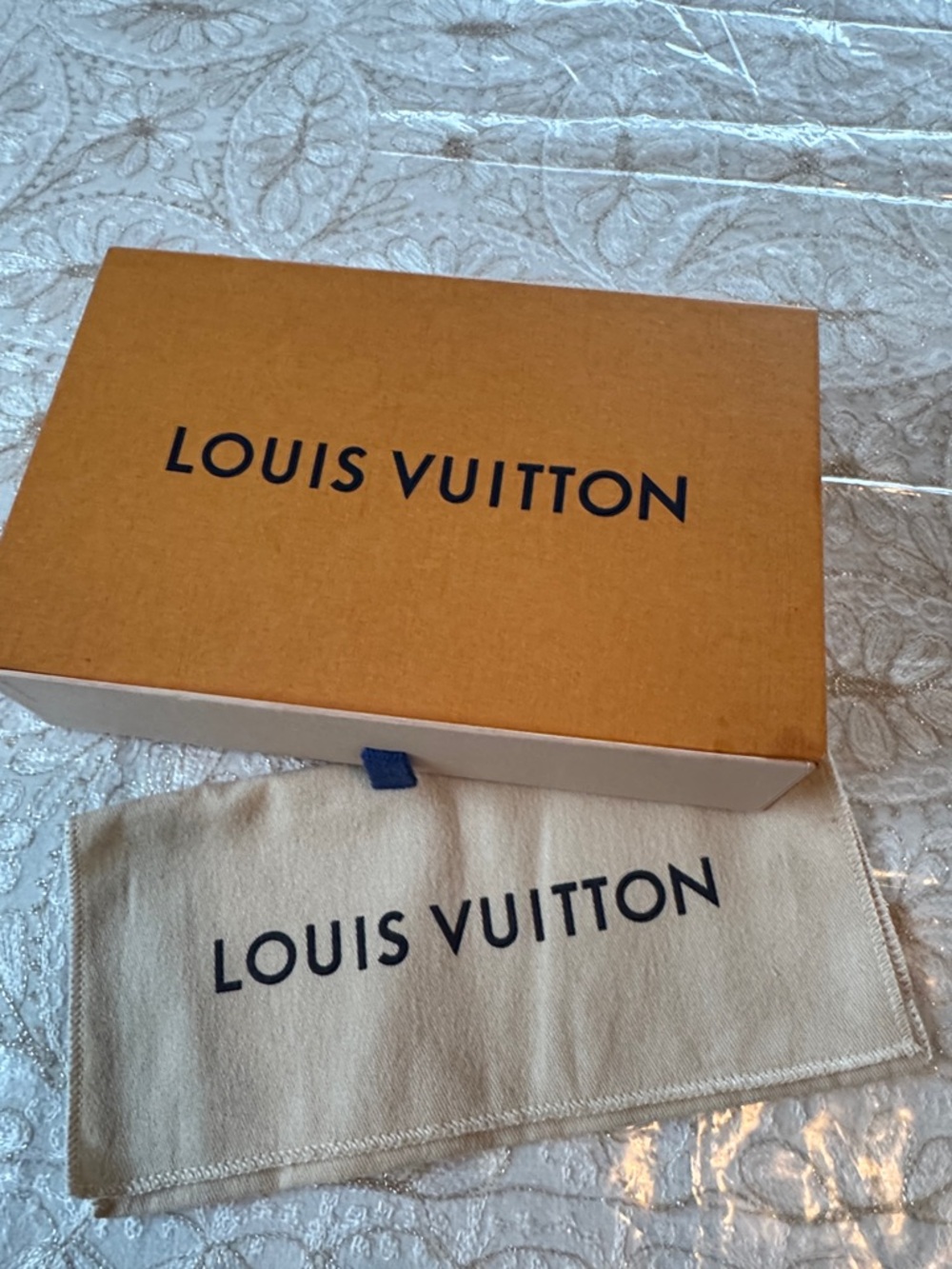 Louis Vuitton Box with Cream Dust Bag